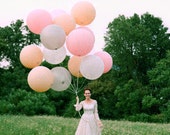 Round Balloons, Large Round Balloon, Giant Balloon, 36 inch Geronimo Balloon, 12 pack Wedding Supplies, Wedding Balloons, Party Balloons