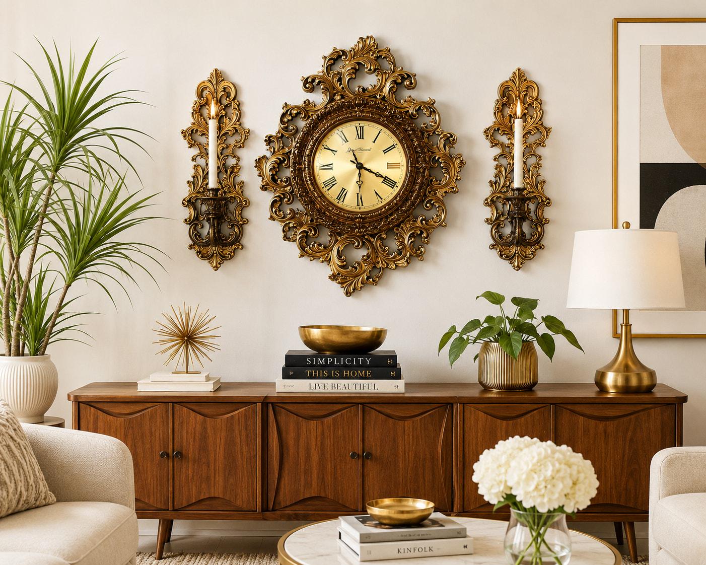 Vintage Burwood Wall Clock - Etsy