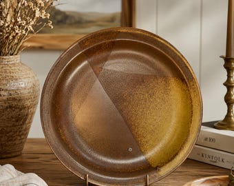 Vintage Iron Mountain Stoneware Roan Mountain Platter 11”