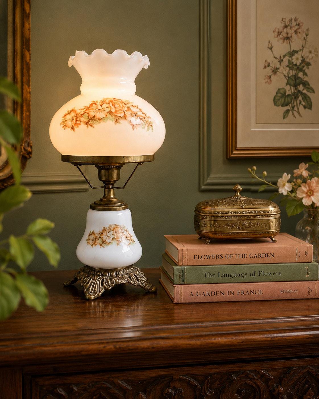 Vintage 90s Table Lamp - Etsy