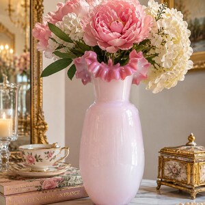 Pink Opaline Vases Antiques - Etsy