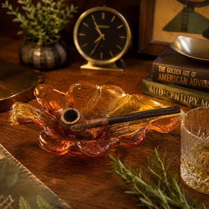 Amber Pipe Ashtray - Etsy