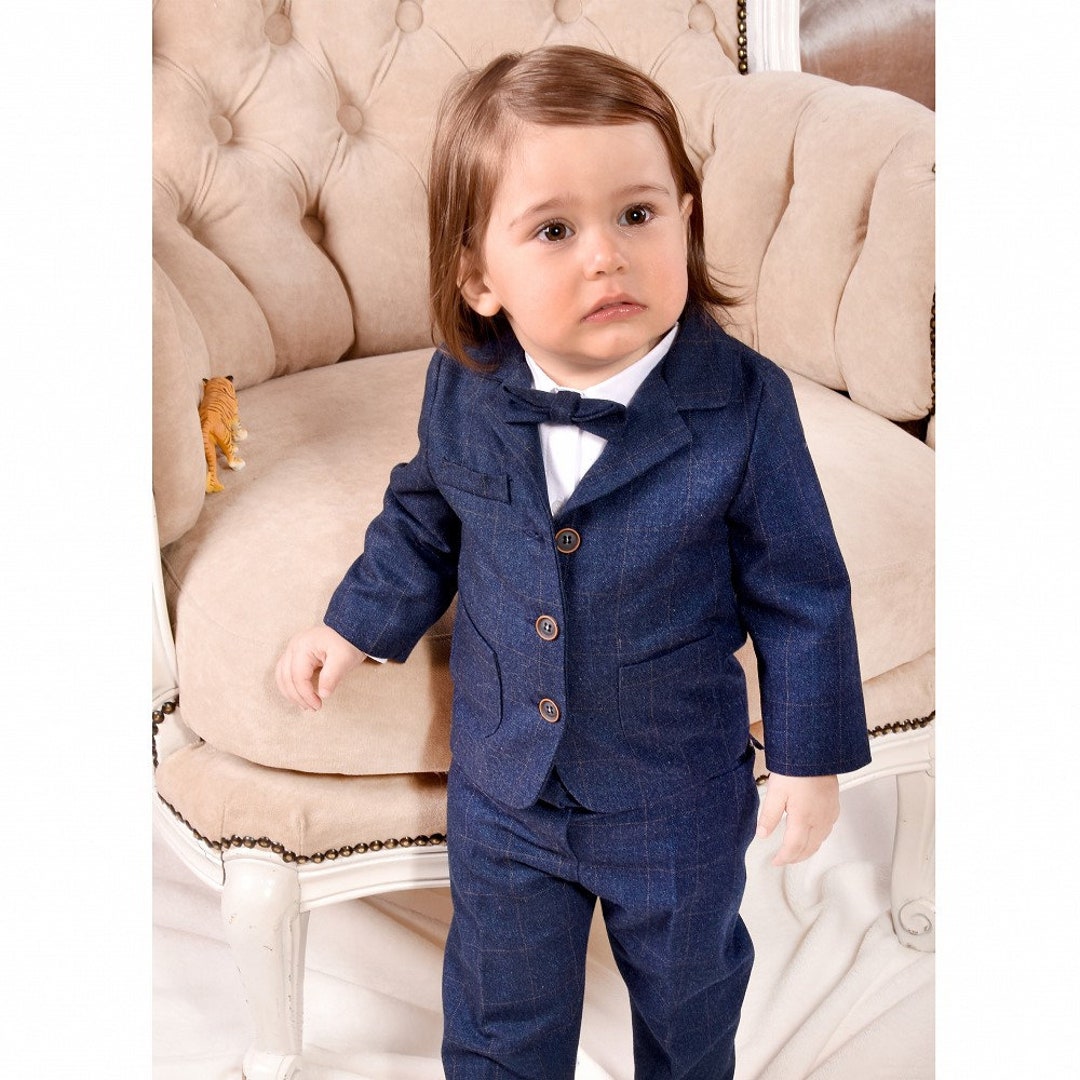 5 Pcs. Suit Boy Suit Baby Boy Outfit Christening Suit Etsy