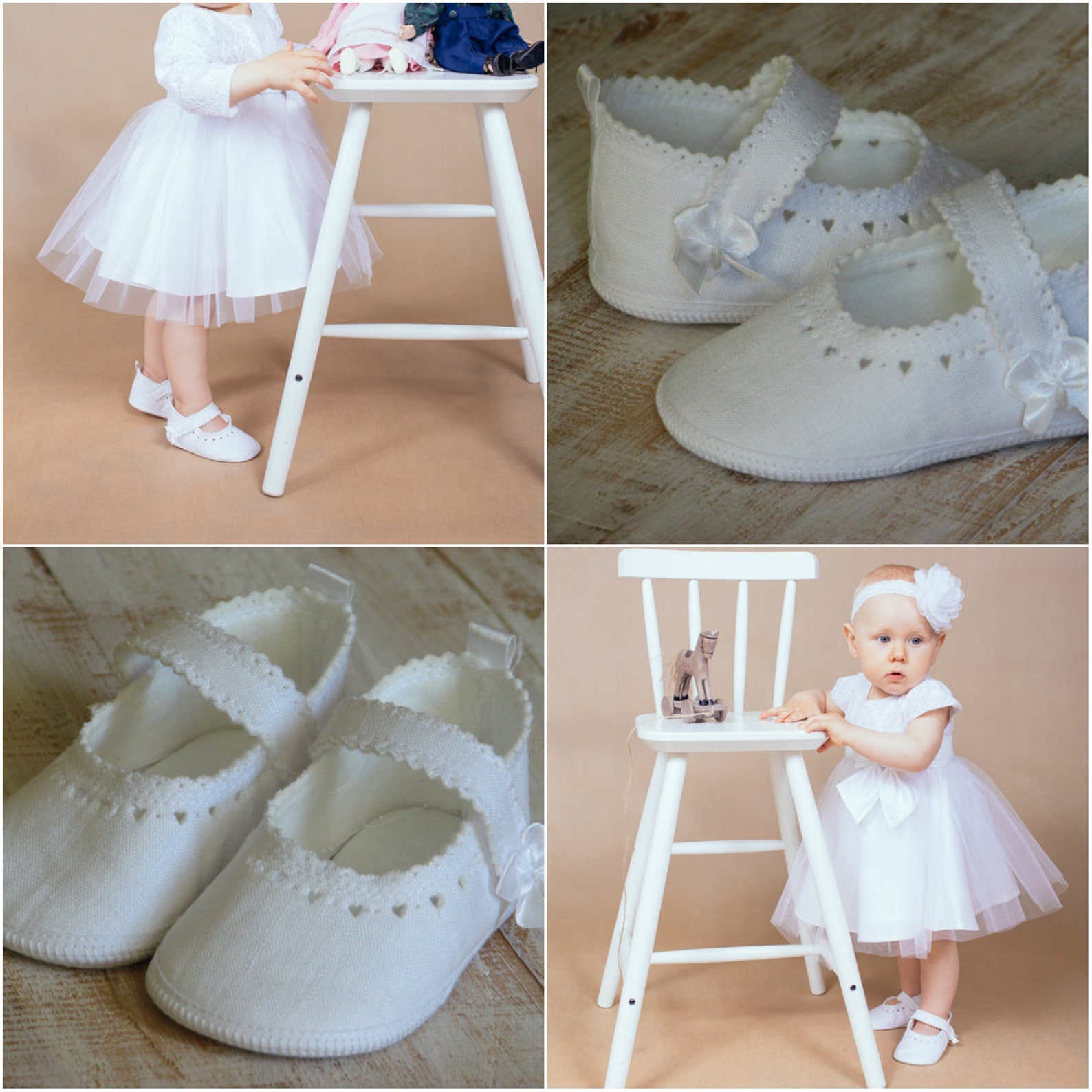 newborn baby shoes baby ballet slippers baptism shoes white baby shoes handmade baby shoes linen baby shoes newborn shoes christ