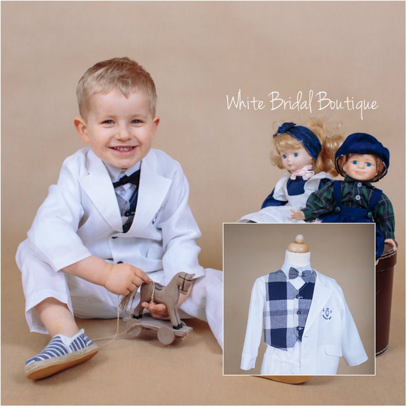 Wedding Boy Outfit Baby Boy Outfit Ring Bearer Outfit Boy Etsy