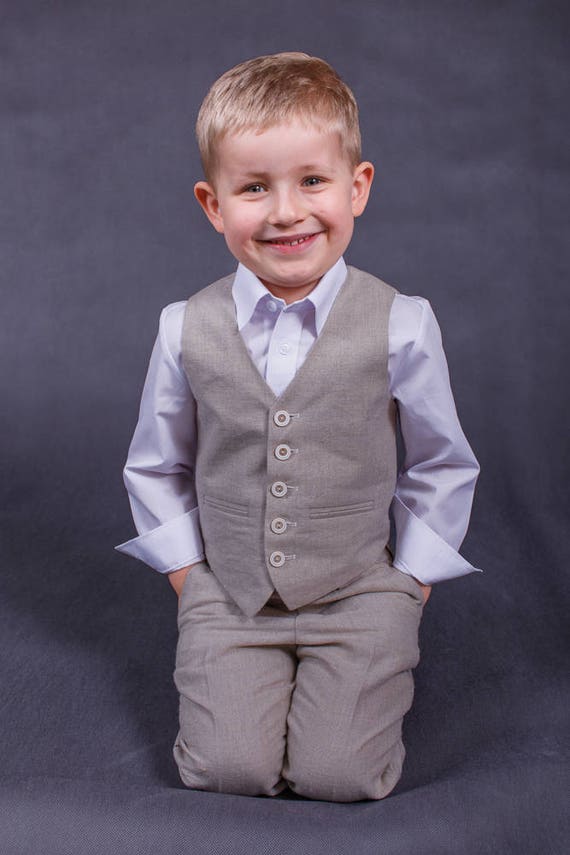 Liam Boy Suit,wedding Suit,boy Outfit,ring Bearer Suit,baby Suit,wedding  Outfit,toddler Suit,navy Suit,grey Bou Suit,boy Vest,suit Wedding 