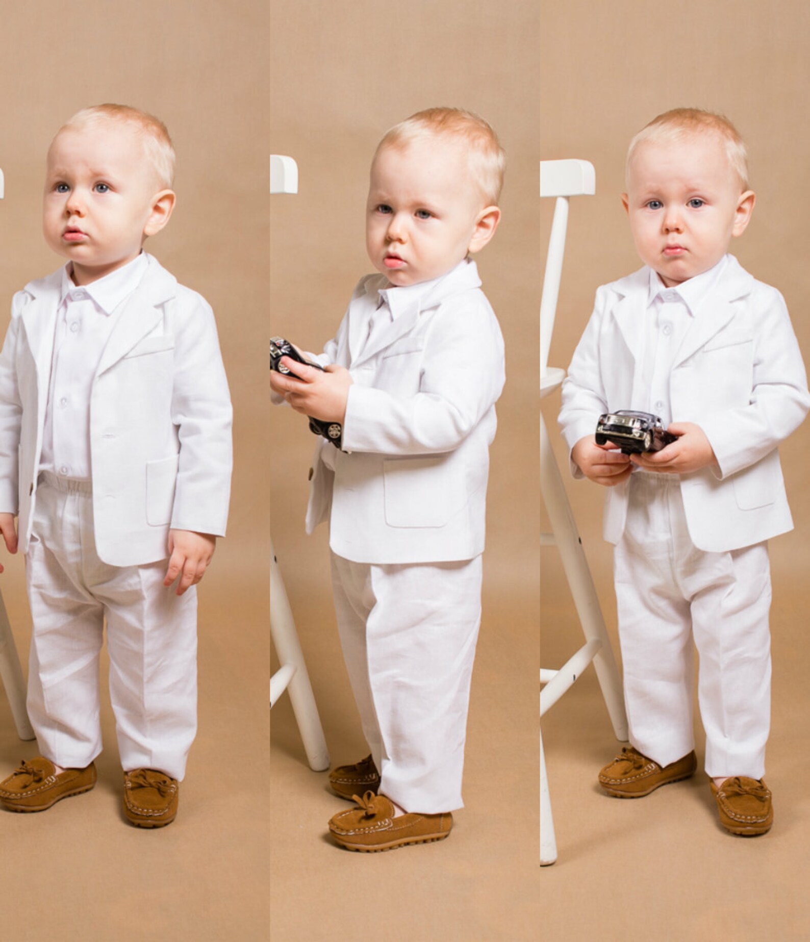 Baptism Outfit Blessing Suit Linen Pants Baby Boy Suit Baptism Suit ...