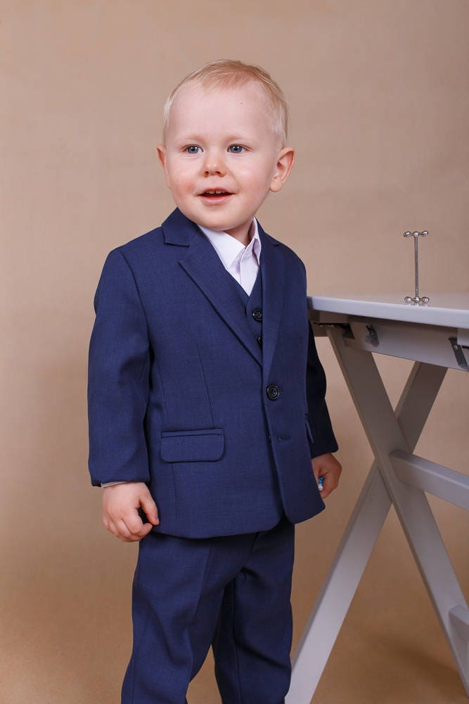 Wedding boy outfit Ring bearer suit Boy wedding suit Baptism | Etsy