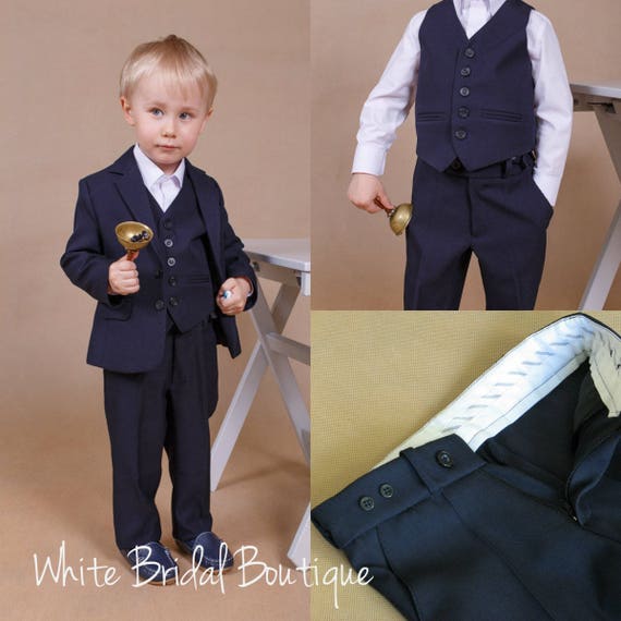 Boys Formal Gentleman Outfits Long Sleeve Suit Jacket Pants - Temu Australia