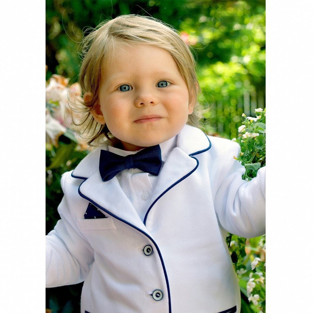 Two-Piece Baptism Suit w/ Tie main image 1