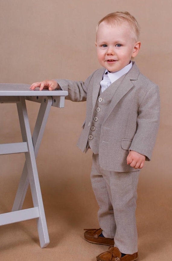 Liam Boy Suit,wedding Suit,boy Outfit,ring Bearer Suit,baby Suit,wedding  Outfit,toddler Suit,navy Suit,grey Bou Suit,boy Vest,suit Wedding 
