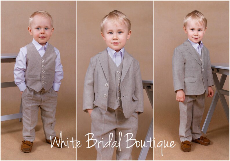 Ring Bearer Outfit Wedding Boy Outfit Wedding Boy Suit Ring Etsy