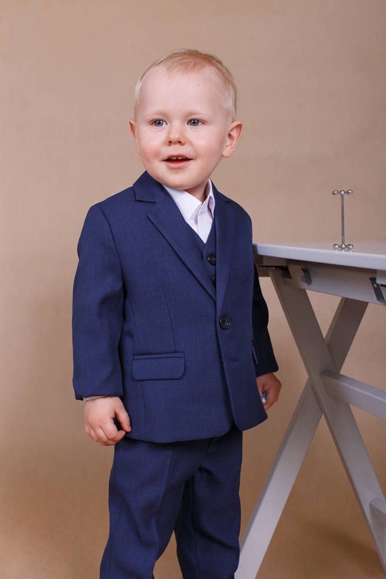 Wedding Boy Suit Ring Bearer Outfit Boy Wedding Suit Boy Etsy