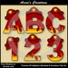 lightning mcqueen cars alphabet letters numbers clip art