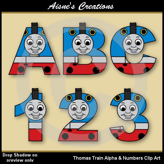 thomas the train alphabet