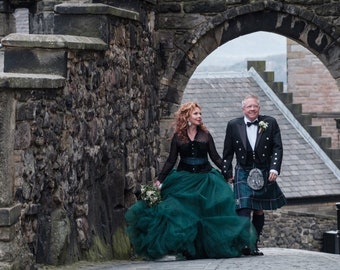 scottish wedding dress