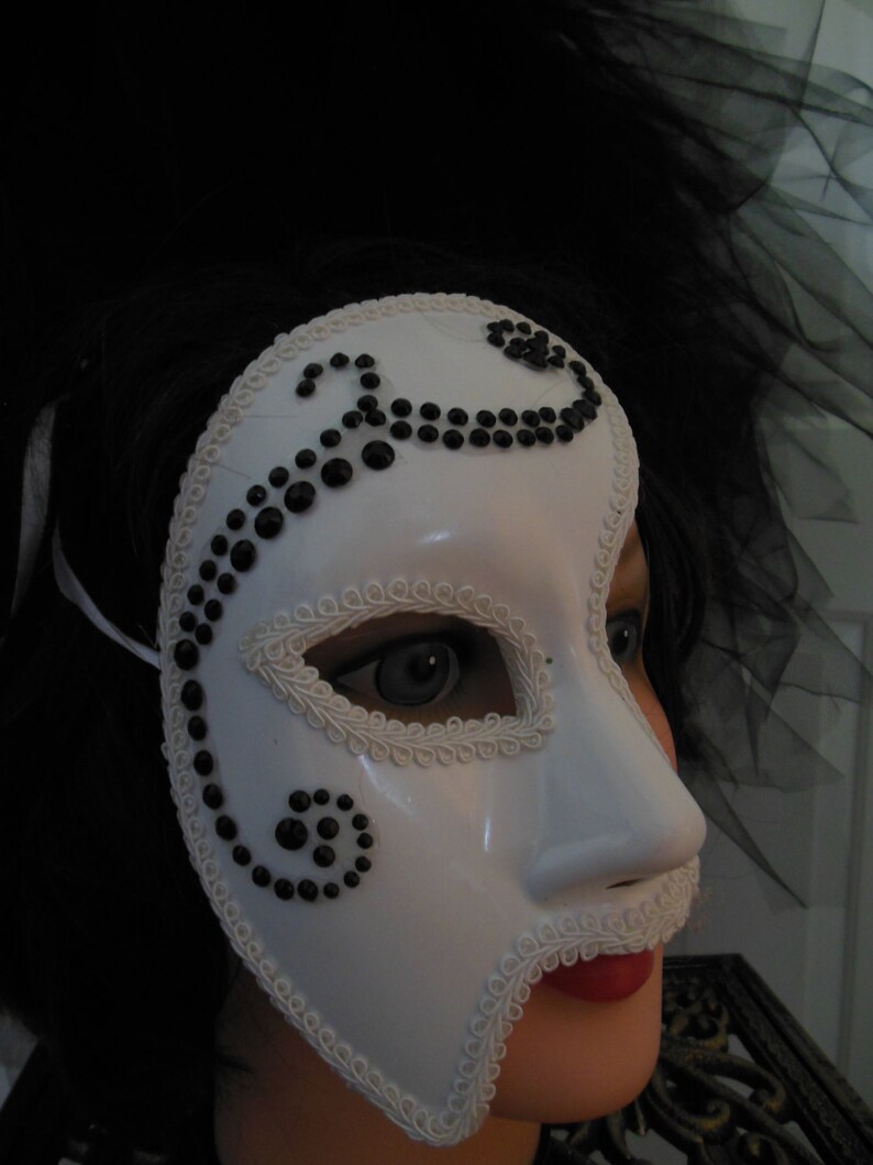 hand sewn phantom of the opera mask hand sewn phantom of the opera mask