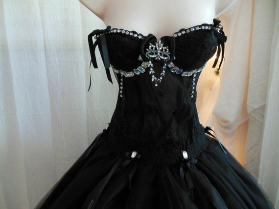 masquerade corset dress