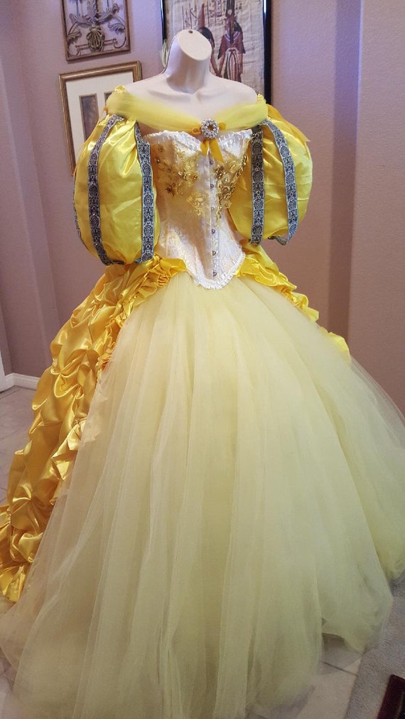 Belle Beauty And The Beast Disney Belle Costume Adult Belle Etsy