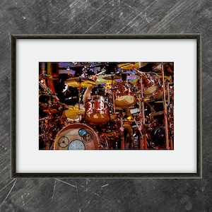 Neil Peart of RUSH - An Original High Quality Concert Photo Print