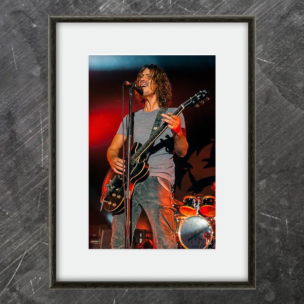 Chris Cornell of Soundgarden - An Original High Quality Concert Photo Print