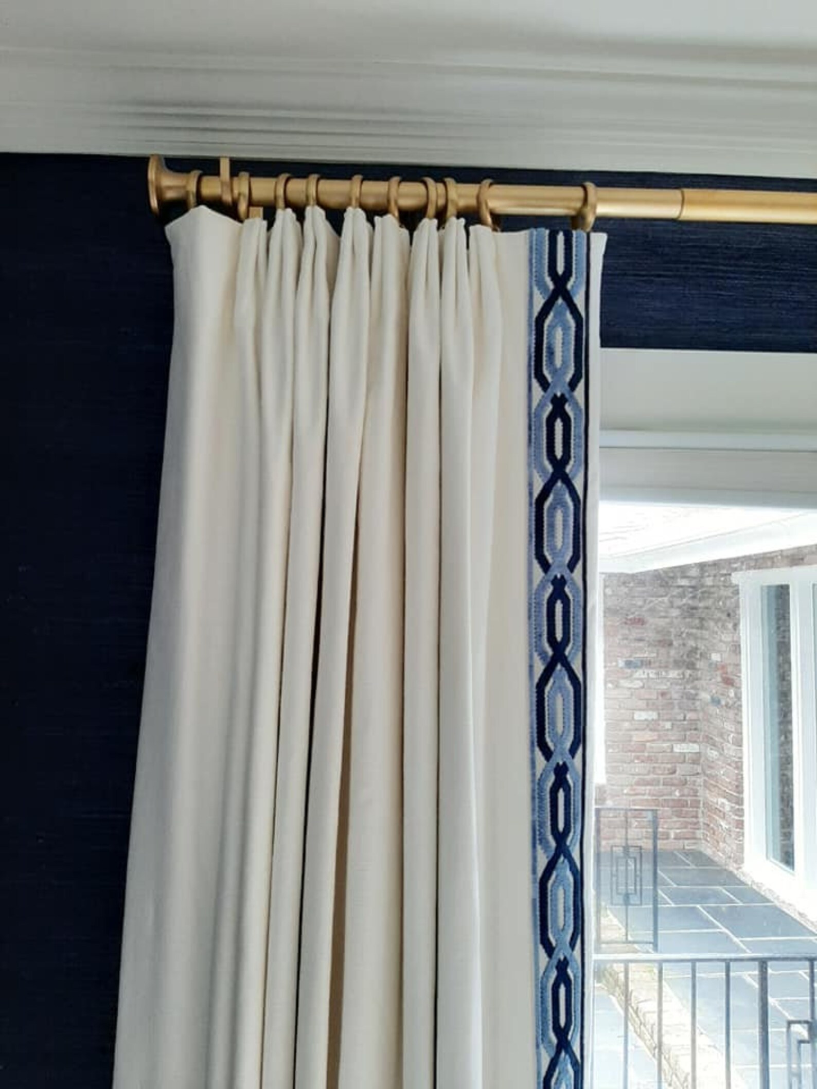 Curtains with decorative trim Drapery trim tape Drapery trim Etsy