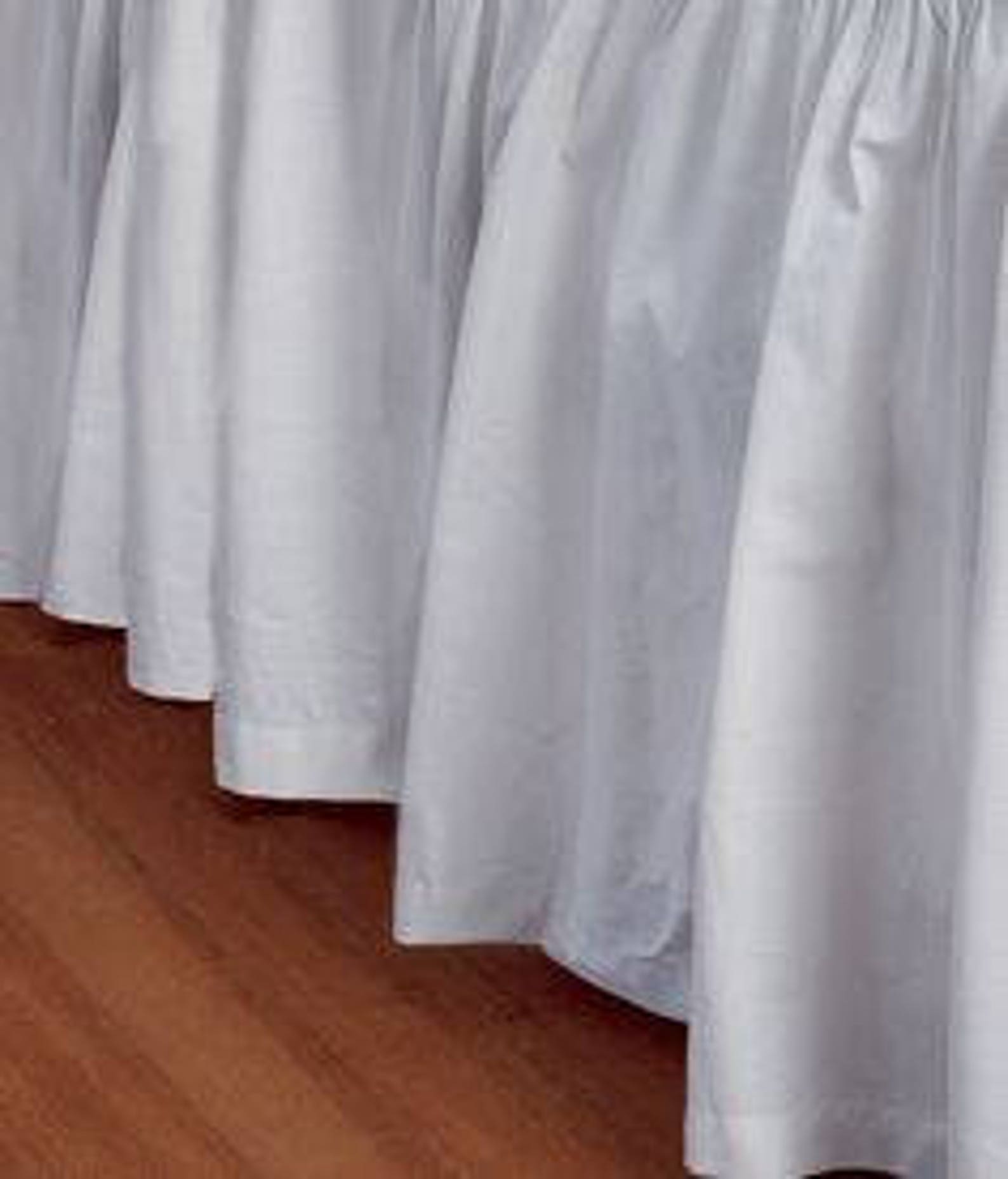 Custom made bed skirts any length your fabric or mine Box Etsy