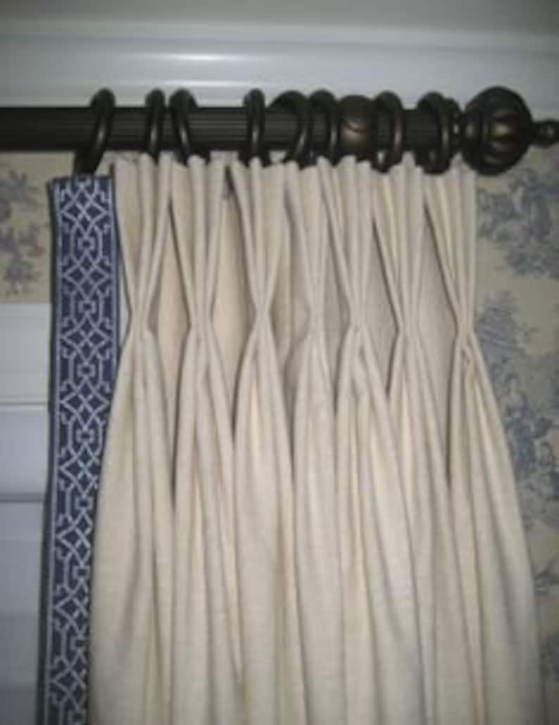 By the yard decorative wide drapery trim Gray Trim tape Etsy