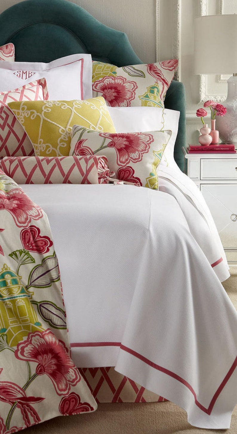 Custom made bedding Bed skirts Pillow shams Dust ruffles Etsy