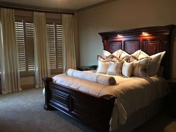 Custom Made Bedding Comforters Bed Skirts Shams Curtains Etsy