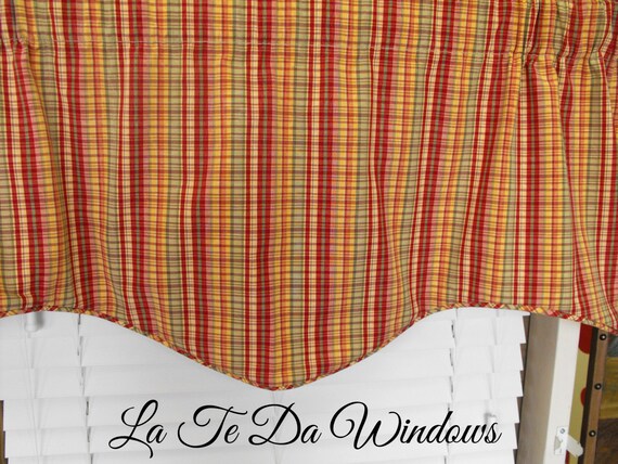 Window Treatment Valance Window Valance Window Curtains Etsy