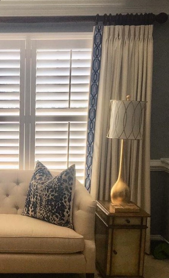 Curtains With Decorative Trim 8 Colors Drapery Trim Tape Etsy