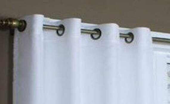 Sheers Lined White Grommet Top Sheers Lined Sheers Sliding Glass Doors French Doors White Sheers Privacy Sheers Window Sheers Sheer