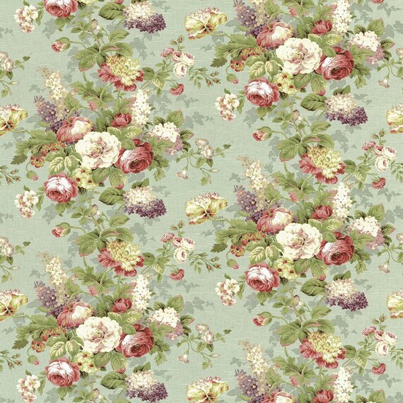 Pinch Pleated Lined Curtains Shabby Chic Cottage Drapery Etsy