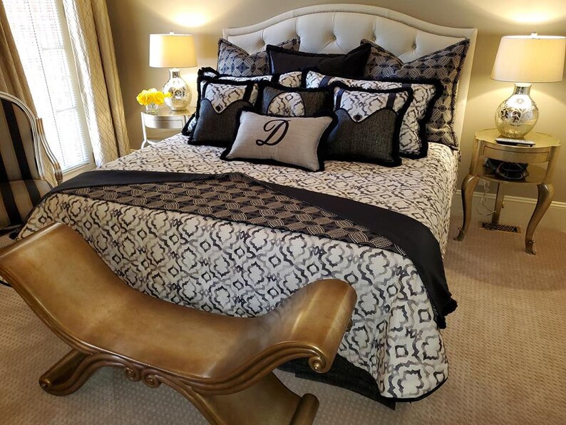 Custom made bedding Bed skirts Pillow shams Dust ruffles Etsy