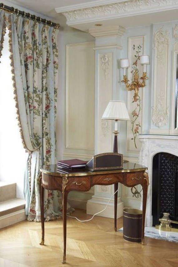 Send Me Your Fabric Pinch Pleated Lined Drapes French Etsy