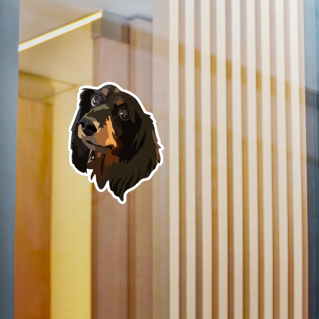 Dachshund Sticker Kisscut Vinyl Decals for Dog Lovers Etsy