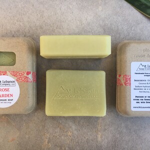 Rose Garden Soap Valentines Day Gift Cold Process Soap Bar Soap Rose Soap Vegan Soap Artisan Soap Handmade Soap image 5