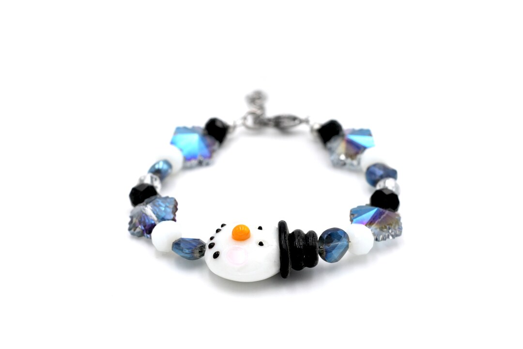 Snowman Bracelet Etsy