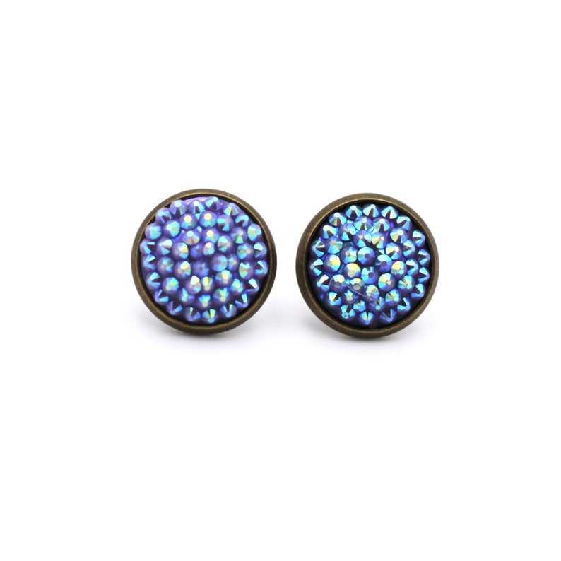 Unique Stud Earrings Unique Earrings Unique Jewelry 12mm Etsy