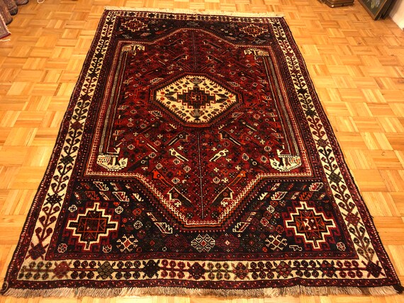 5 7 X 8 4 Hand Knotted Tribal Oriental Rug