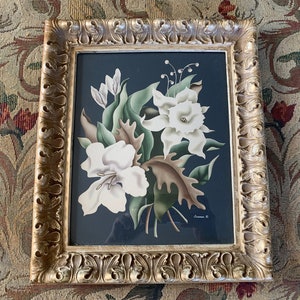 Vintage Turner Floral Art Print - Etsy