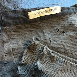 Pantalons de sous-vêtement noirs pour hommes, anciens et rares / marque Kaufmann & Baer &gt; pour étude, modèle, récupération, réutilisation &gt; 1914-1925, édouardien