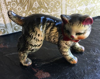 Vintage Figurine De Chat De Minou Persan Miniature Blanc Etsy