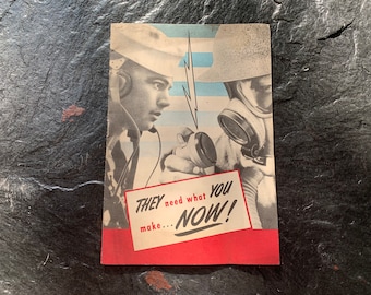 Vintage WWII Era Production Booklet // 1940s Army-Navy Electronics Production Agency > great illustrations