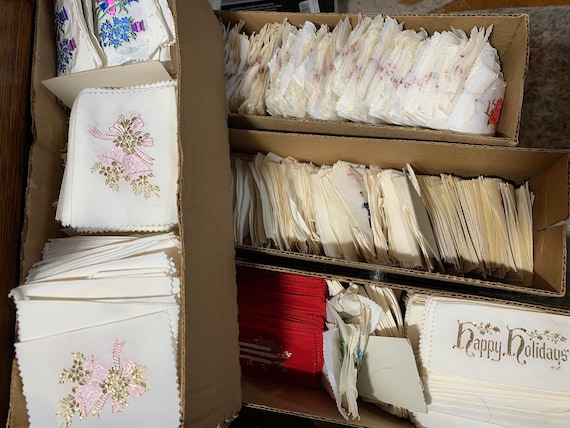 Vintage Woven Jacquard Labels // Deadstock > Asstd Design/colors