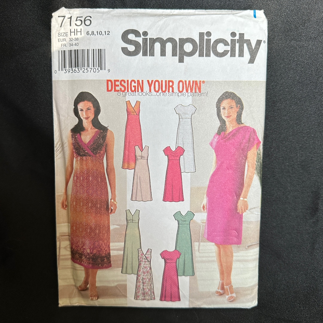 misses-design-your-own-dress-pattern-simplicity-7156-etsy