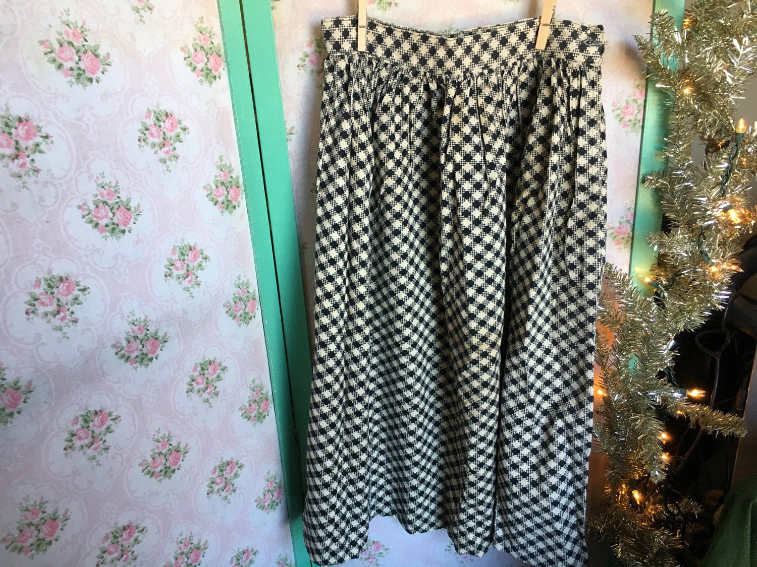 Gingham skirt discount