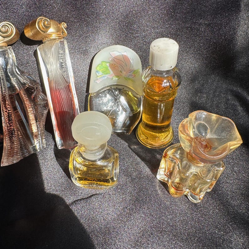 Group Collection of 15 Mini Perfume Bottles // 1 3/8