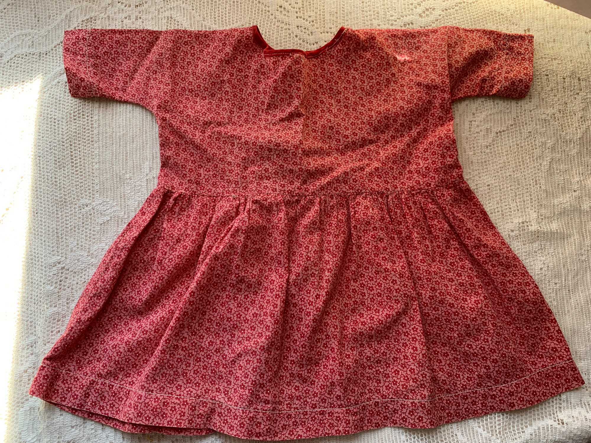 Antique calico dress - Etsy 日本